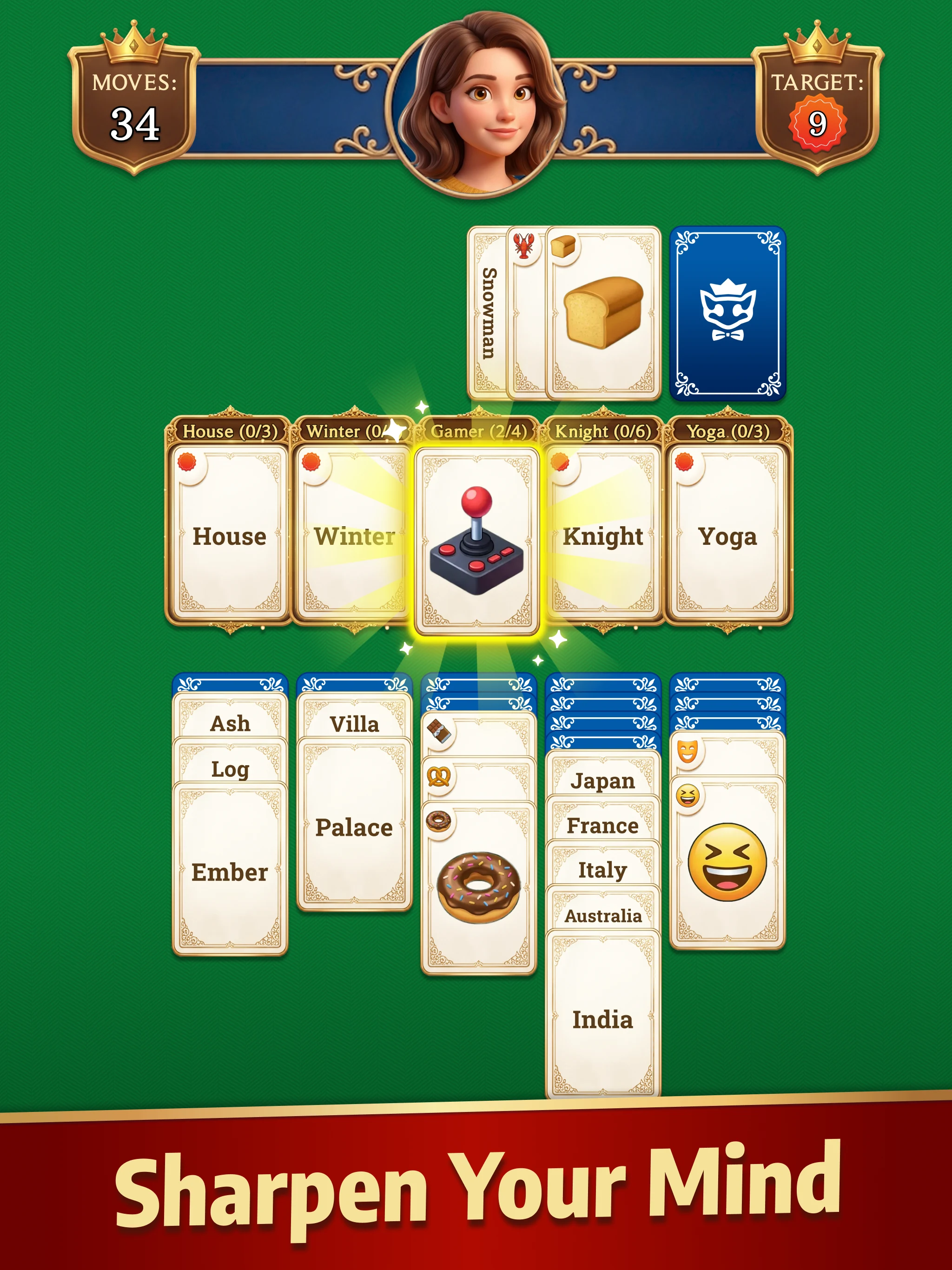 Solitaire Word: Card Puzzles screenshot