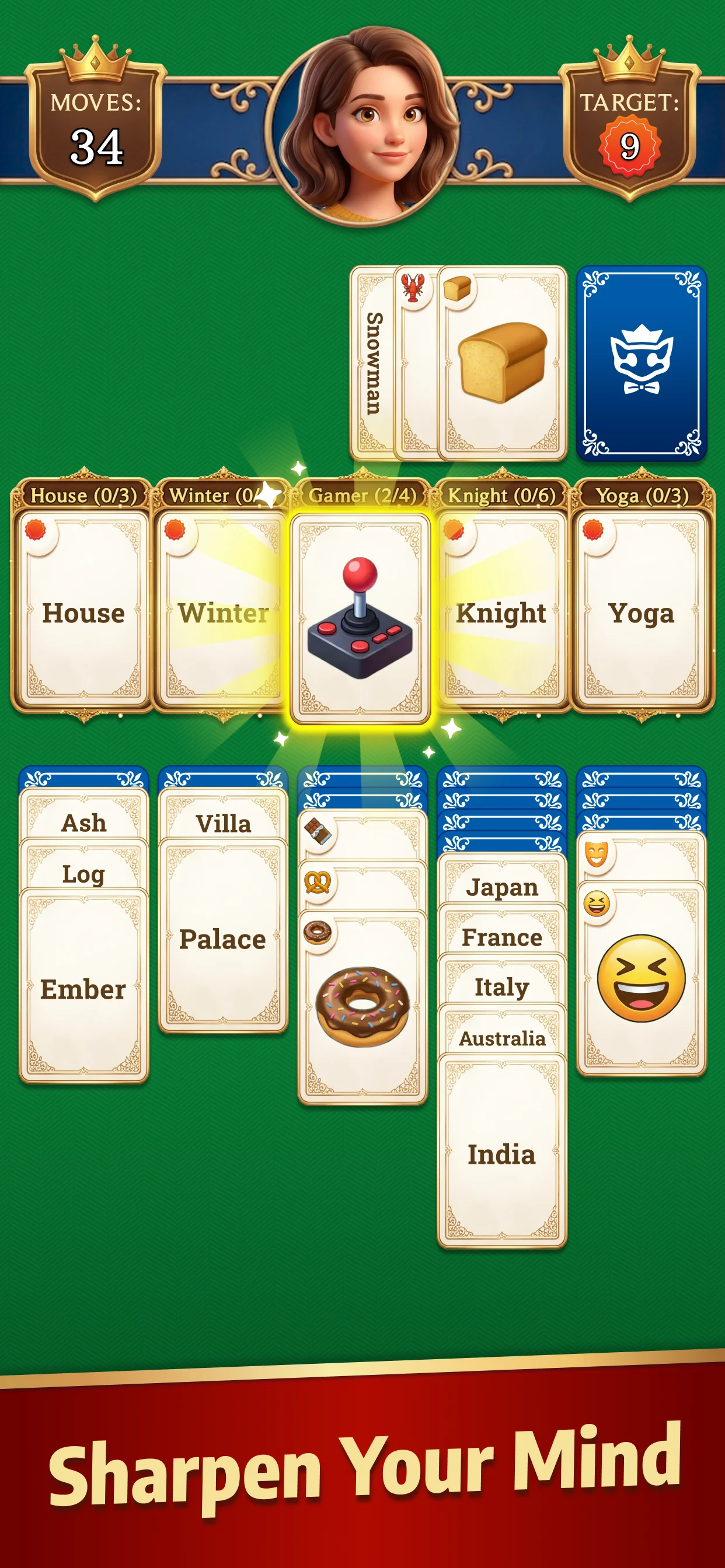 Solitaire Word: Card Puzzles screenshot